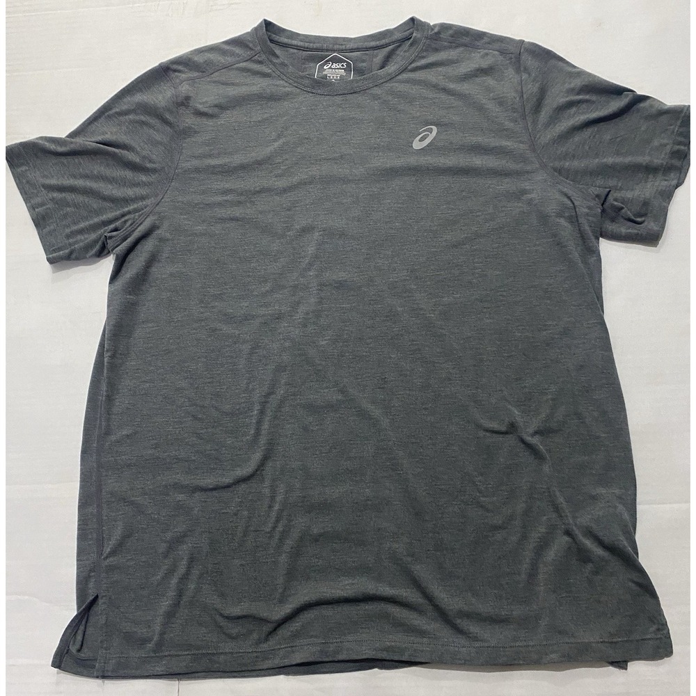 Asics Short Sleeve Running Training Shirt Gray. Large